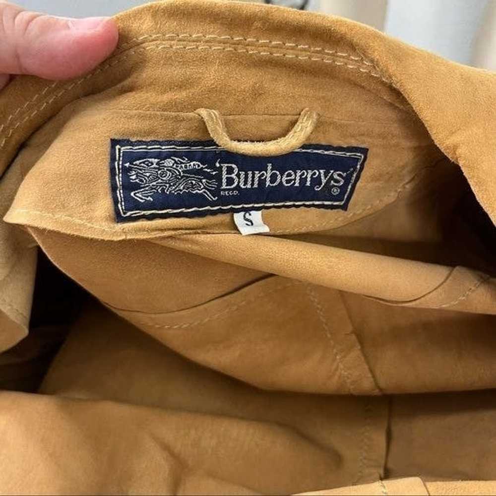 Burberry × Vintage Burberry's Suede Shacket Butto… - image 11