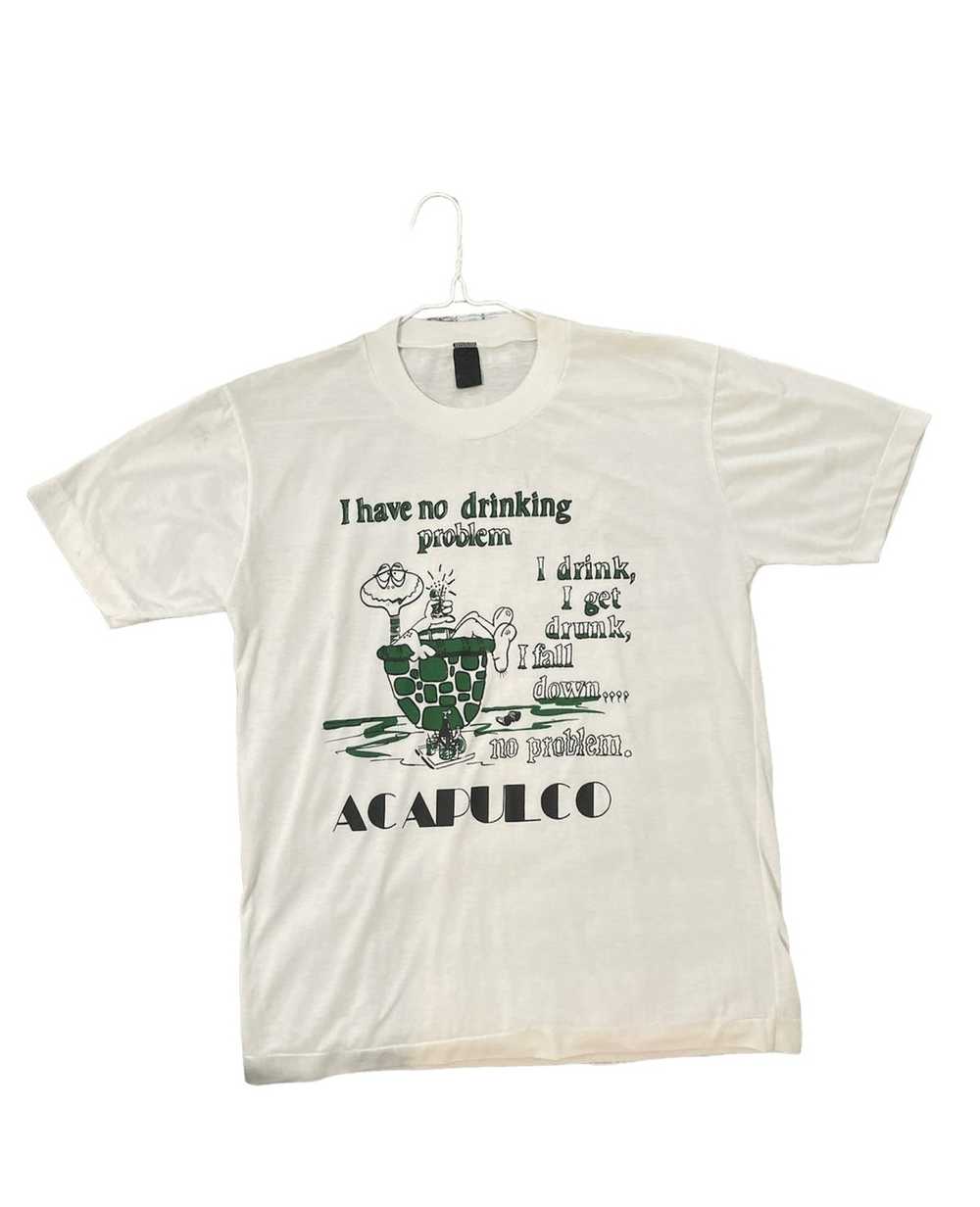 Humor × Streetwear × Vintage Drinking Problem Tee - image 1