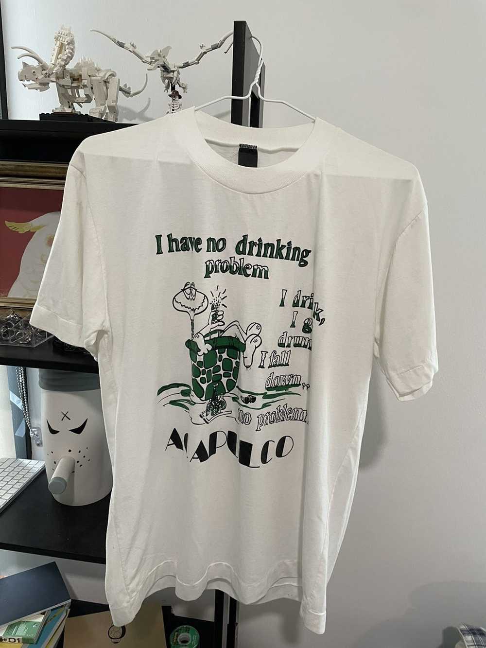 Humor × Streetwear × Vintage Drinking Problem Tee - image 2