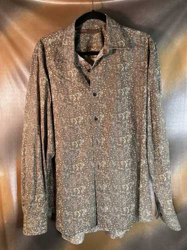 Perry Ellis Perry Ellis gently worn brown button s