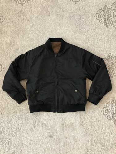 Japanese Brand Ehka Sopo Reversible Bomber fleece… - image 1