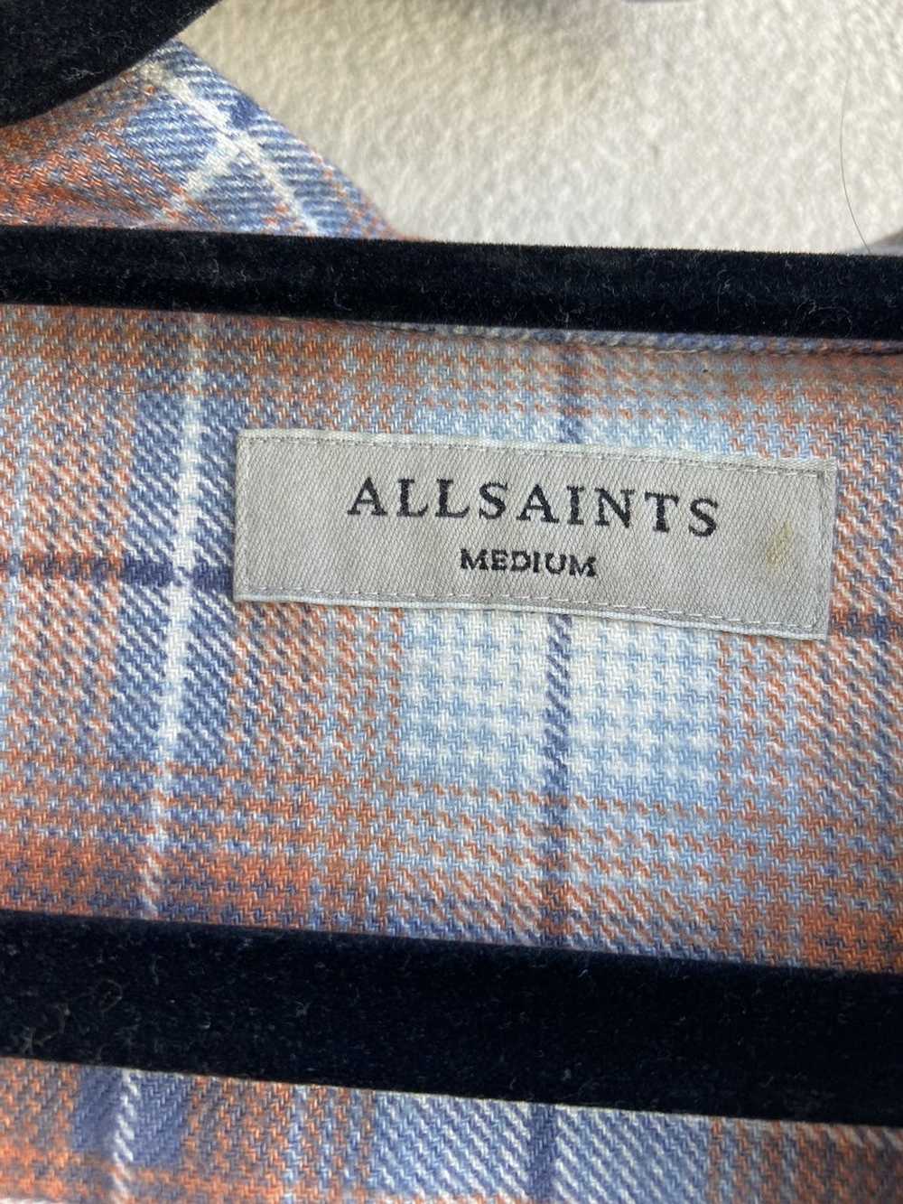Allsaints Plaid Flannel Multicolor Shirt - image 4