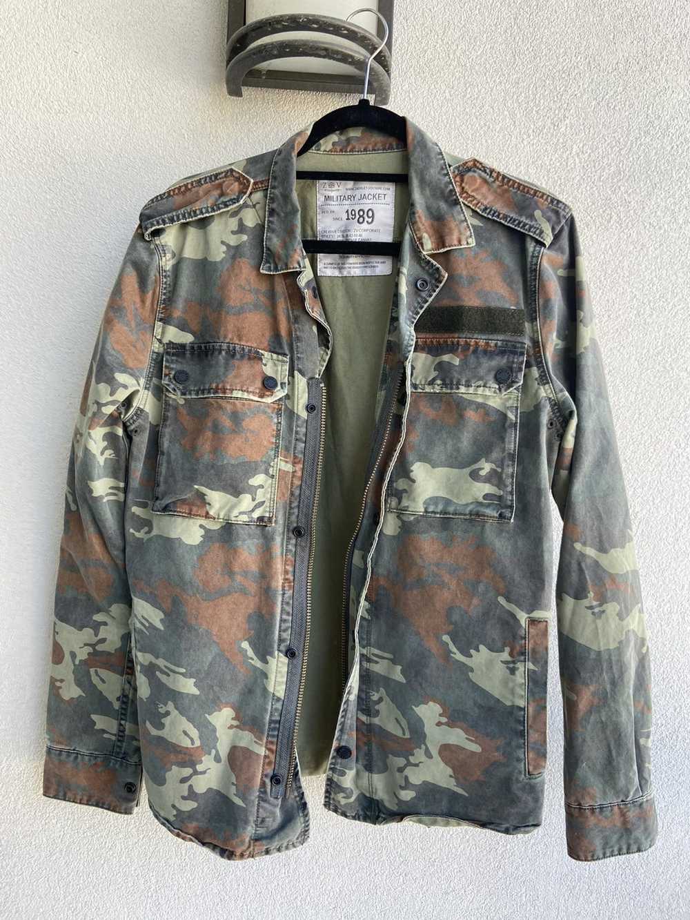 Zadig Voltaire Camo Military Jacket Gem