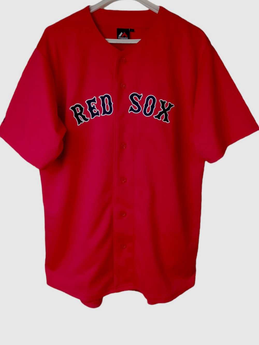MLB × Majestic × Sportswear Red sox Jersey L - image 1