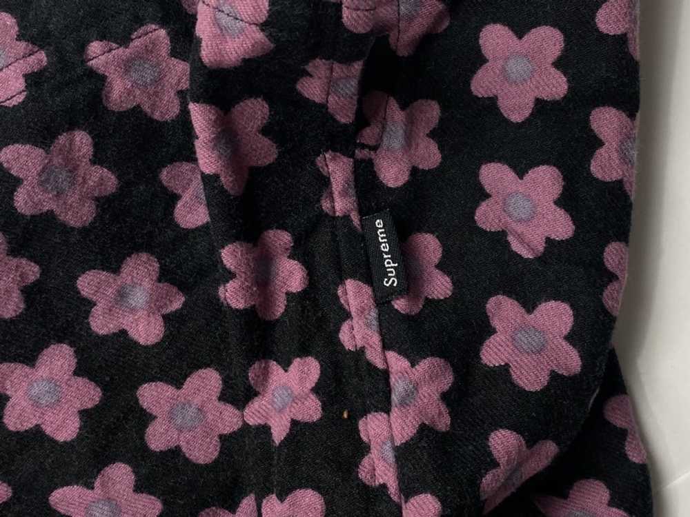 Supreme Floral Flannel Hoodie - FW 2015 - image 4