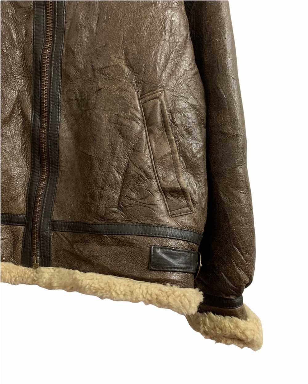 B 3 × Military × Sheepskin Coat Vintage Pottar B3… - image 6