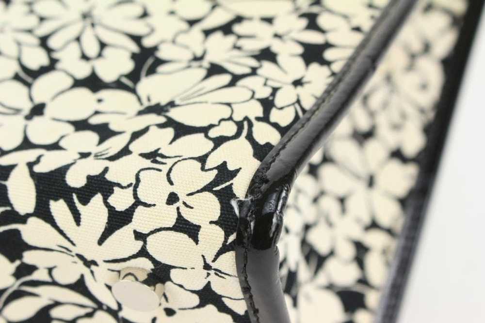 Burberry Burberry Black x White Floral Shopper To… - image 9
