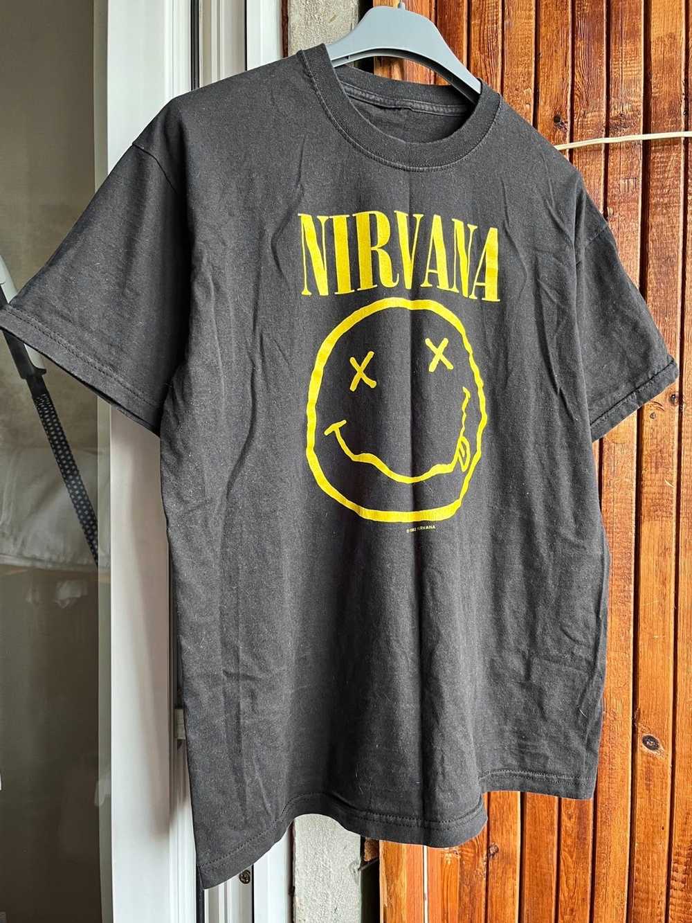 Band Tees × Nirvana × Vintage Vintage 1992 Nirvan… - image 1