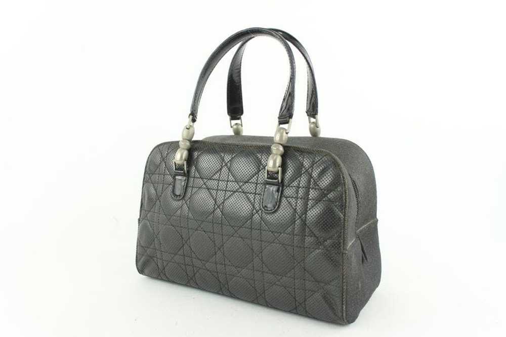 Dior Dior Perforated Cannage Quilted Leather Bost… - image 12