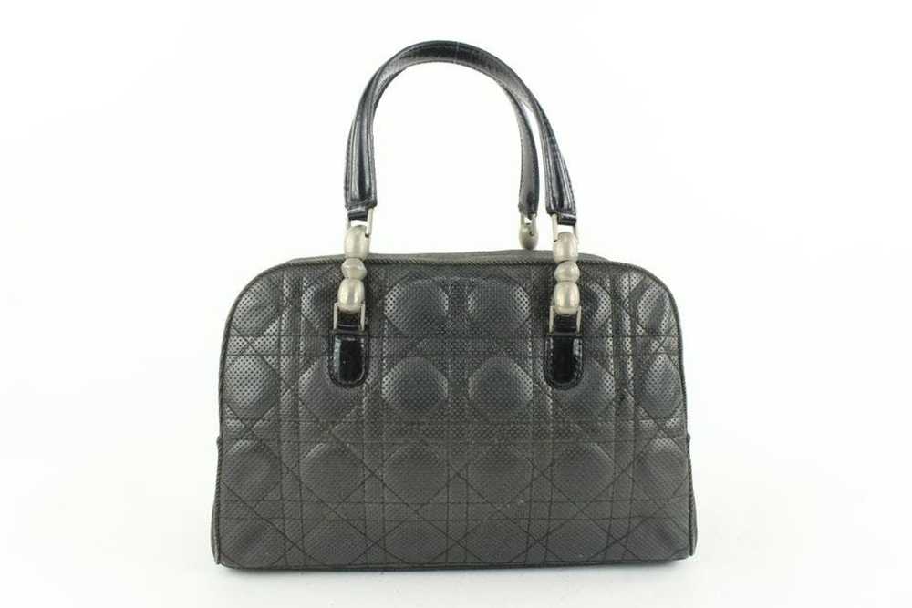 Dior Dior Perforated Cannage Quilted Leather Bost… - image 7