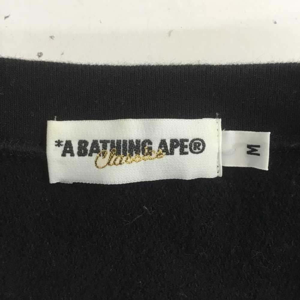 Bape Sweatshirts Black Brushed Print Logo Cotton - image 8