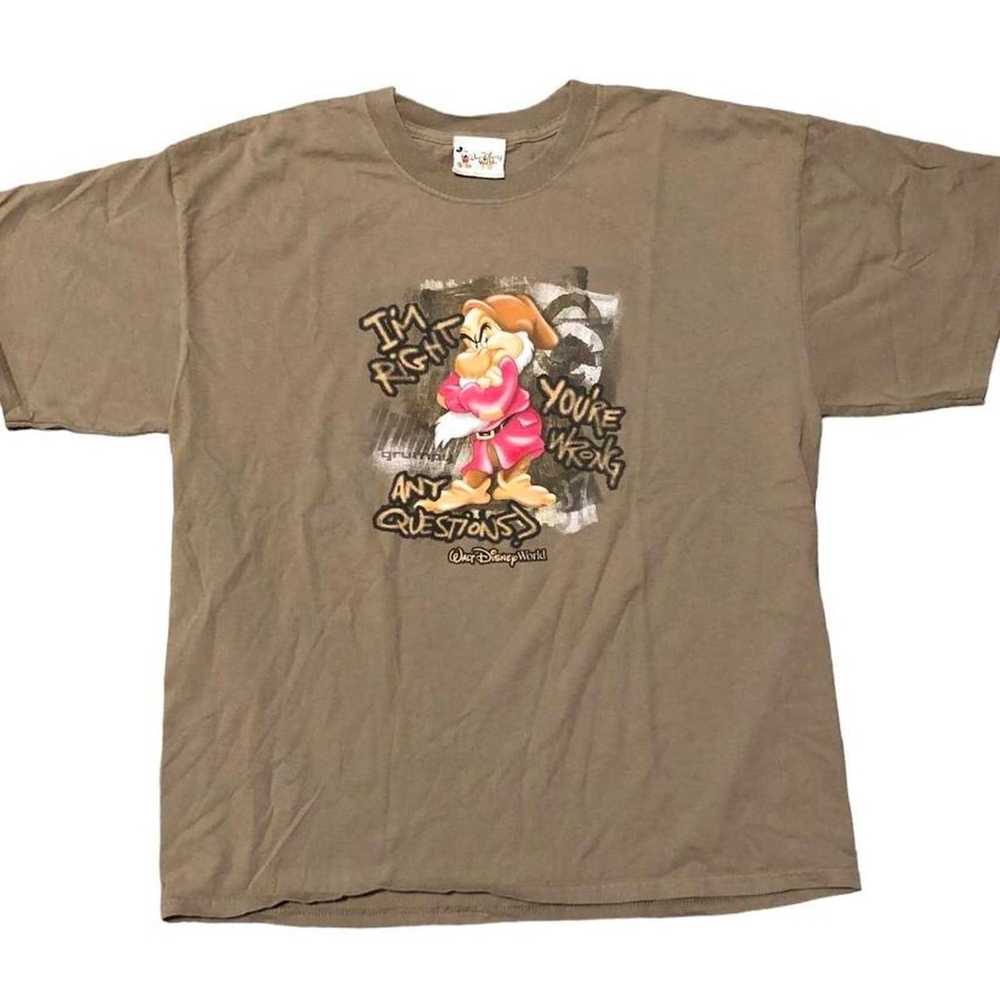 Disney Vintage Disney Grumpy T-Shirt - image 1