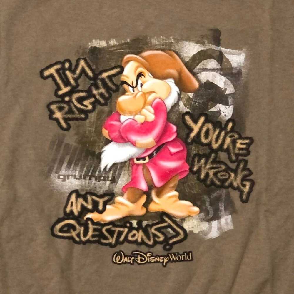 Disney Vintage Disney Grumpy T-Shirt - image 2