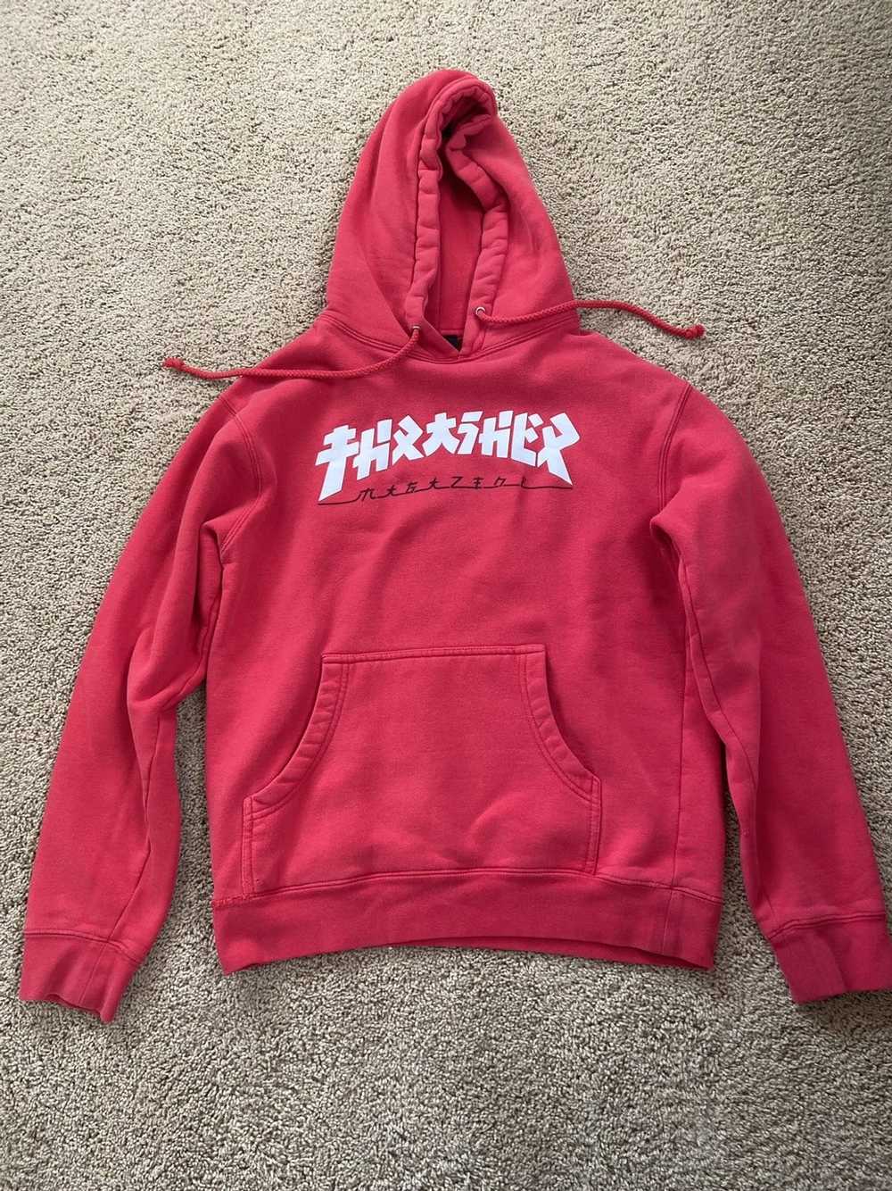 Streetwear × Thrasher Red Thrasher Hoodie - image 1