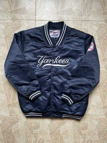BAPE x Mitchell & Ness Yankees Printed Bomber Jacket w/ Tags - Blue  Outerwear, Clothing - WBMNA20010