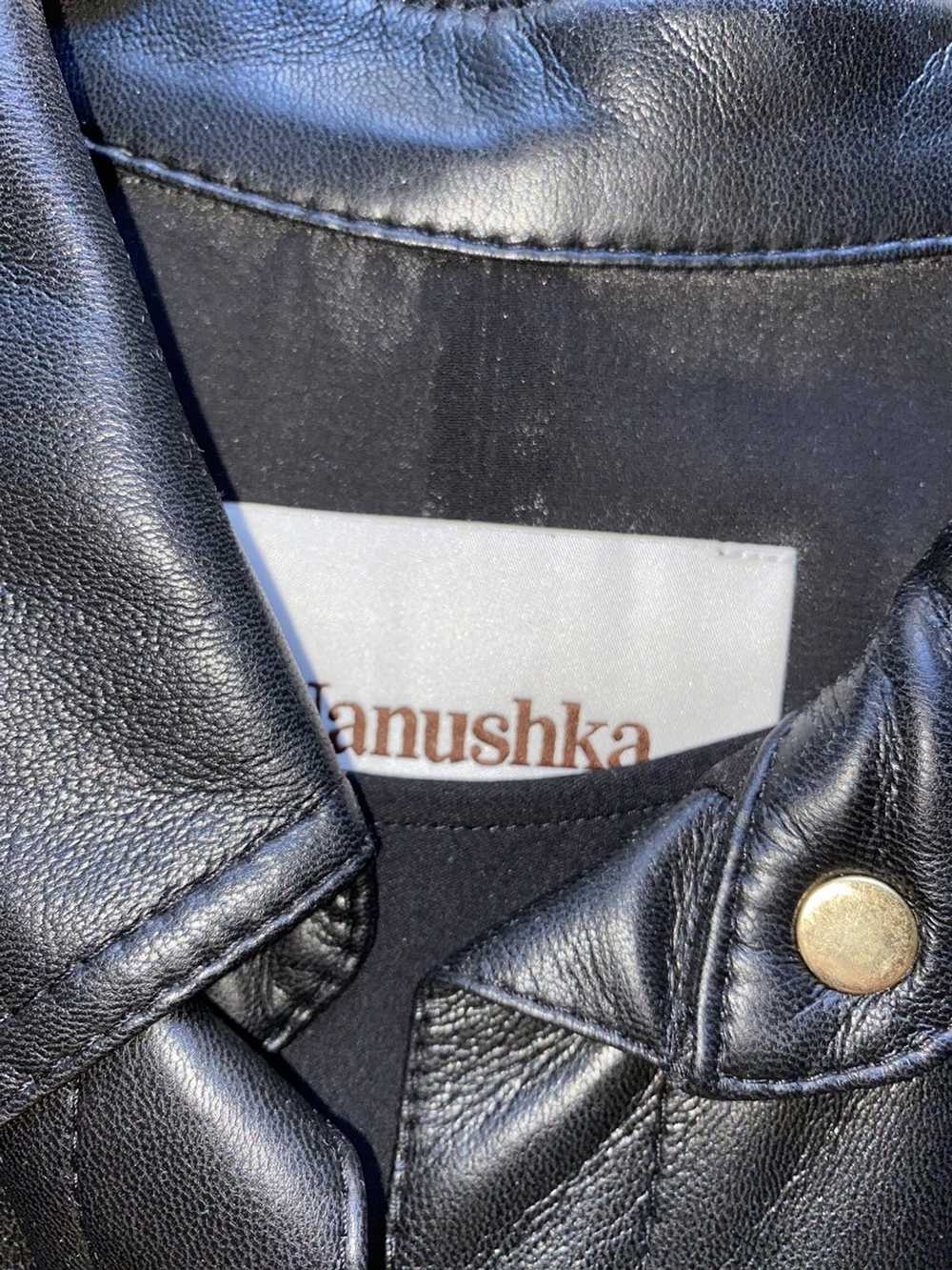 Nanushka Nanushka Vegan Leather Trench Dress - image 3