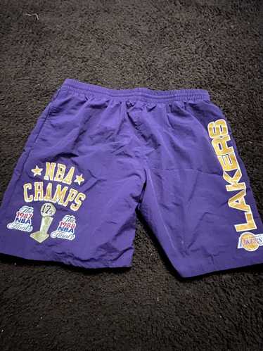 Mitchell & Ness Lakers NBA Bape Shorts - Purple 3XL