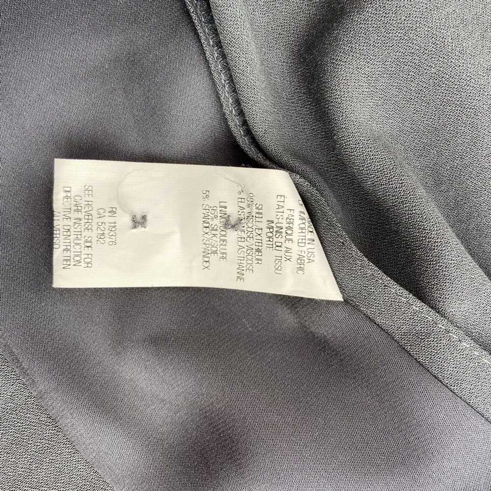 Helmut Lang Helmut Lang Grey Viscose Blazer Jacket - image 8