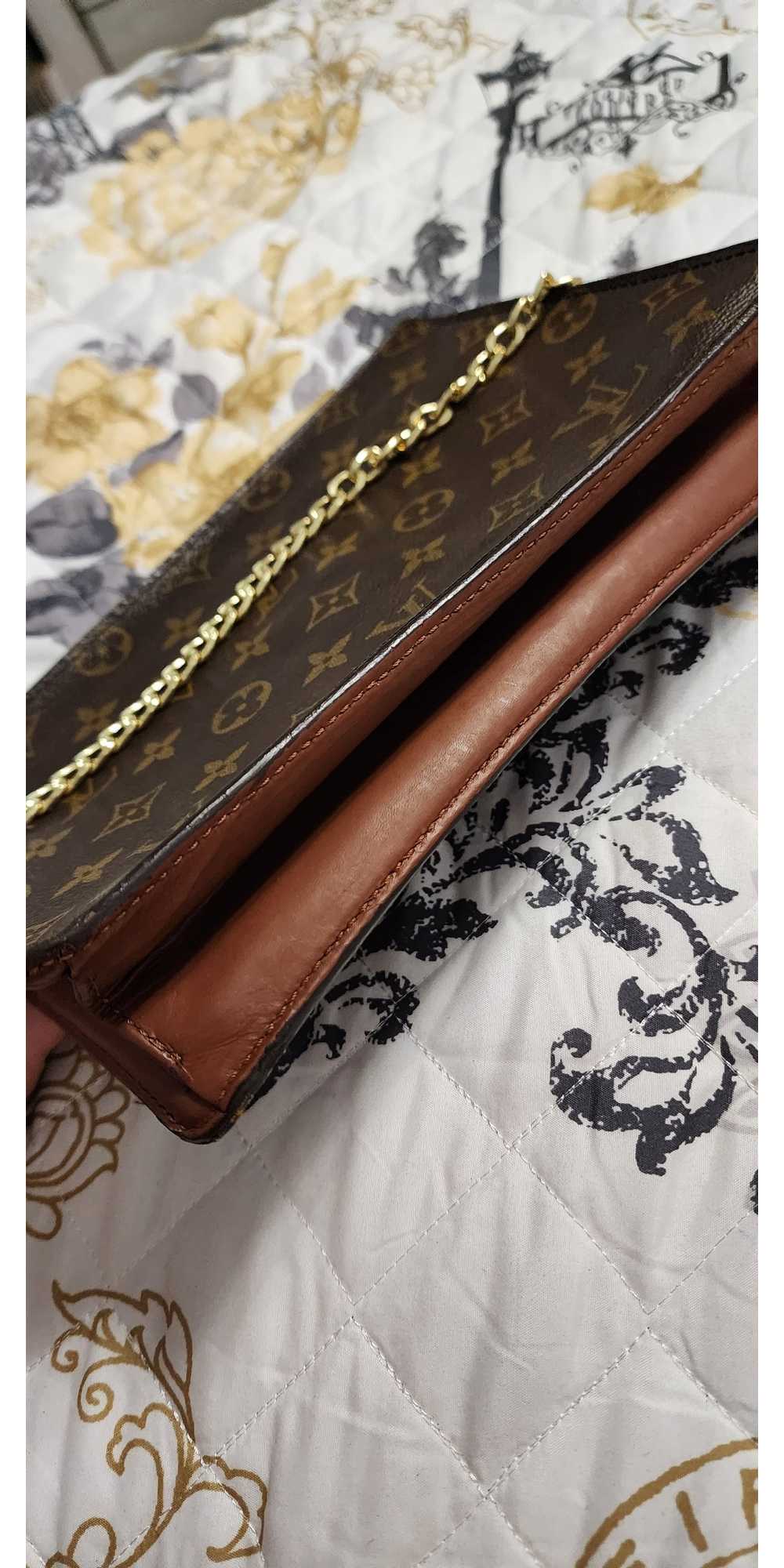 Louis Vuitton Monogram Homme Pouch Clutch on Chain - image 6