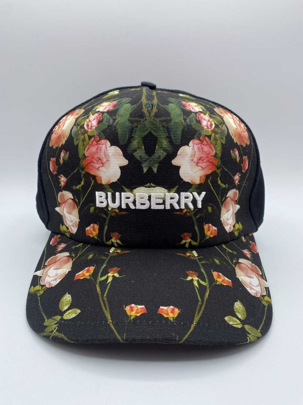 Burberry Burberry Black Rose Trucker Hat - image 1