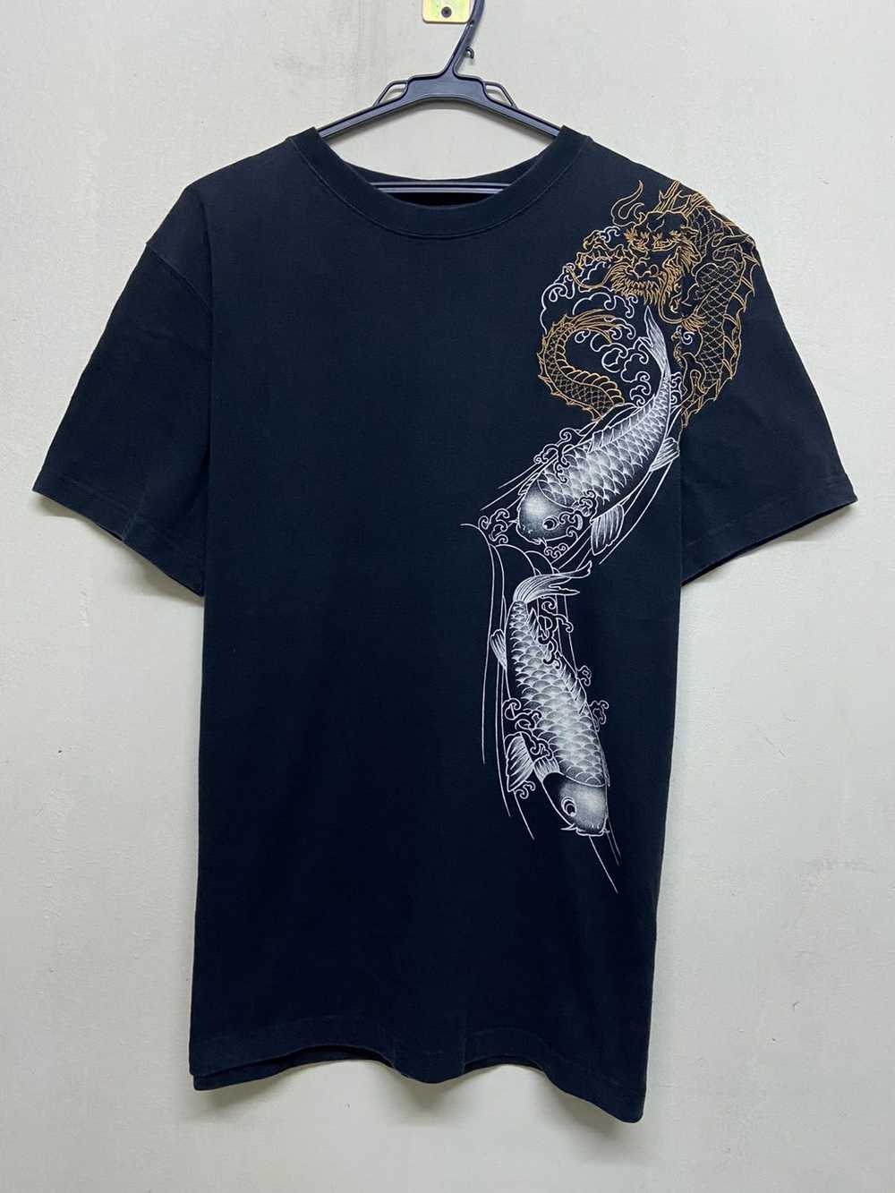 Japanese Brand × Sukajan T Shirts Sukajan Dragon&… - image 1