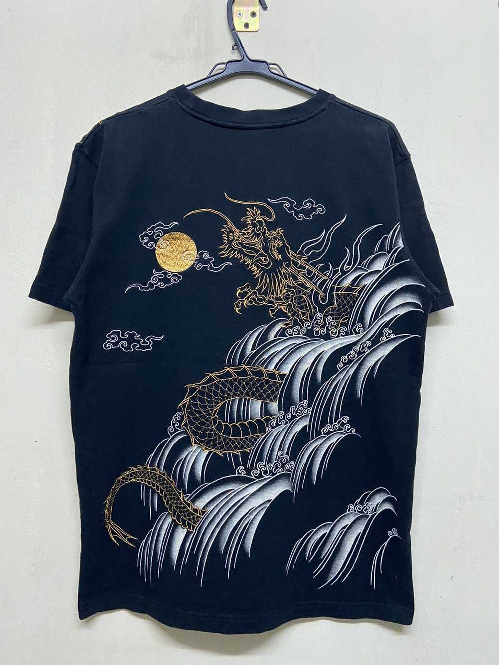 Japanese Brand × Sukajan T Shirts Sukajan Dragon&… - image 4