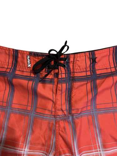 Hurley Hurley Men’s Plaid Red Board Shorts
