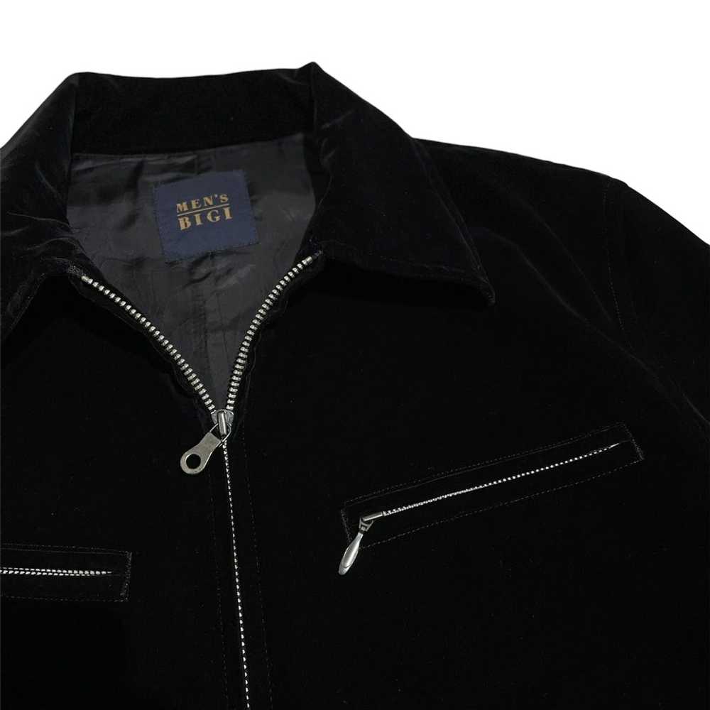 Japanese Brand Mens Bigi Velvet Material Work Jac… - image 4