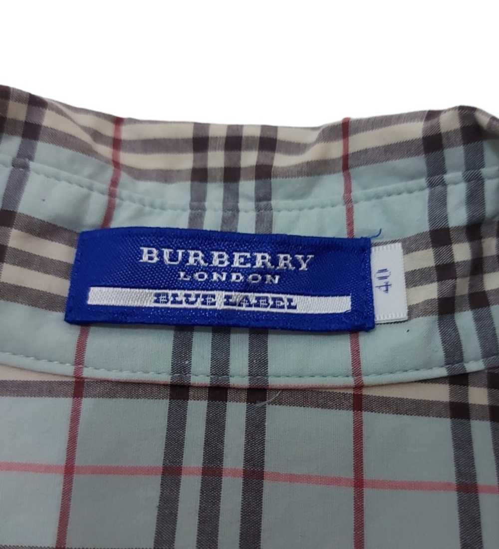 Burberry RARE! BURBERRY BLUE LABEL NOVACHECK BUTT… - image 9