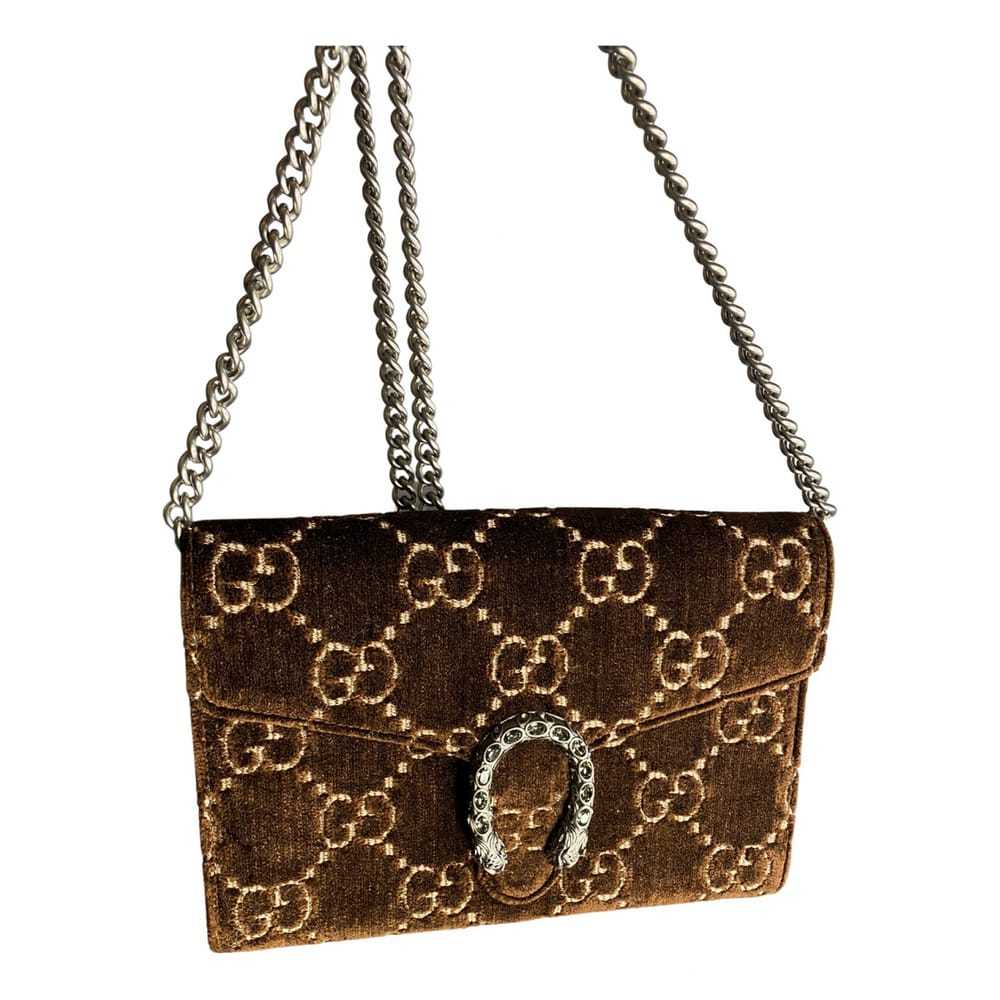 Gucci Dionysus Chain Wallet velvet crossbody bag - image 1