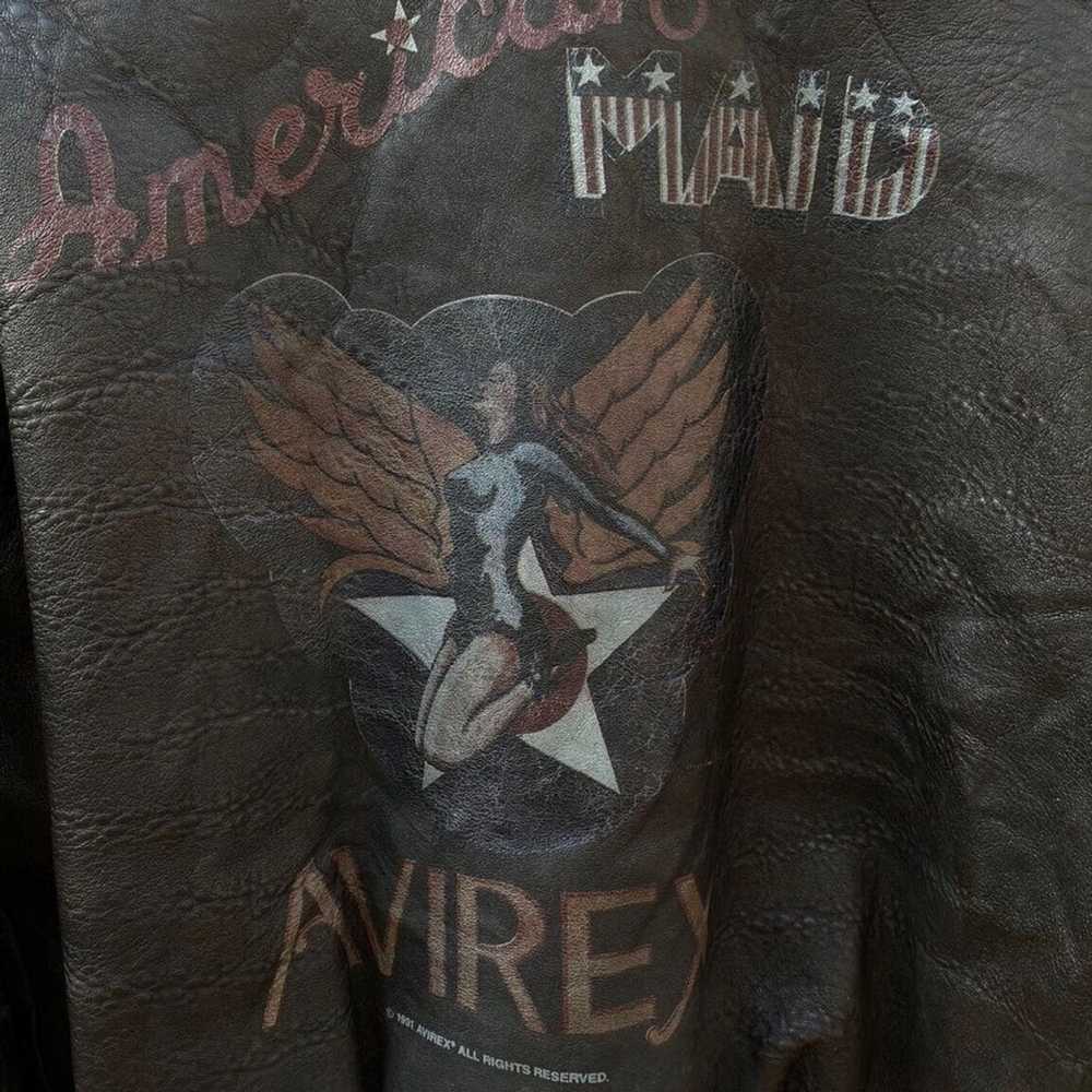 Avirex × Leather Jacket × Vintage RARE! VINTAGE A… - image 11