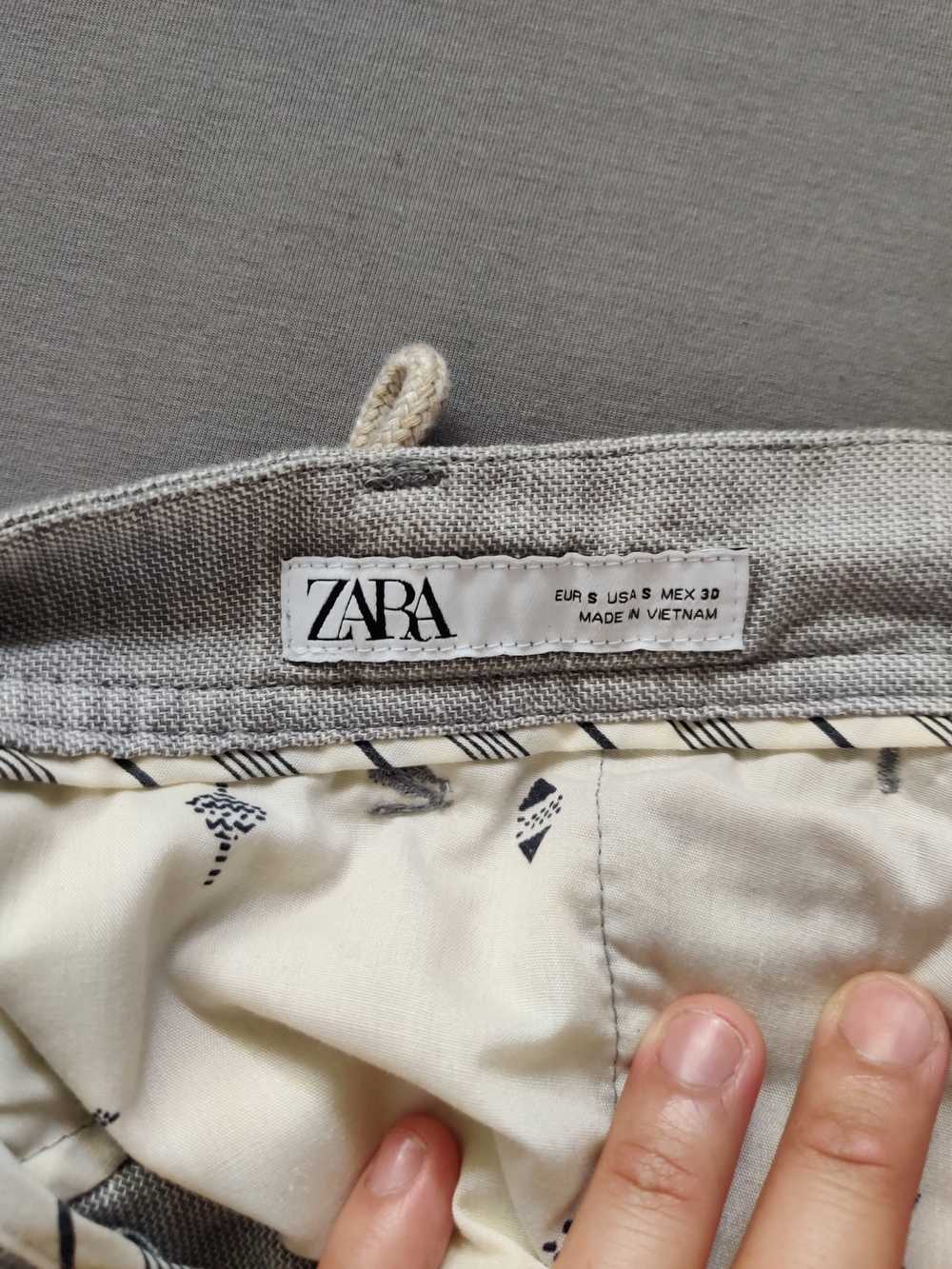 Zara Zara RUSTIC DRAWSTRING PANTS - image 7