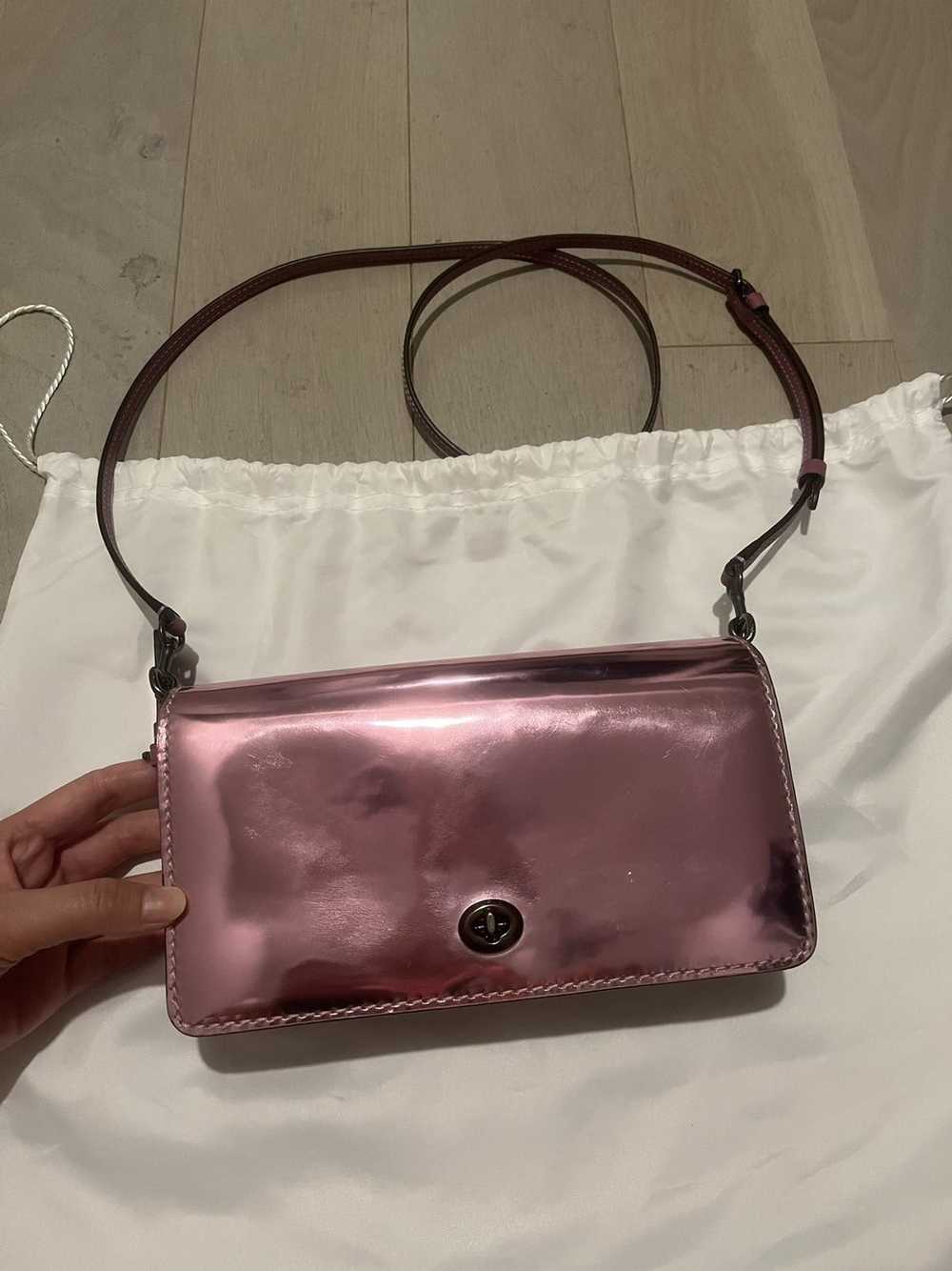 Coach Dinky bag in metallic pink - image 1