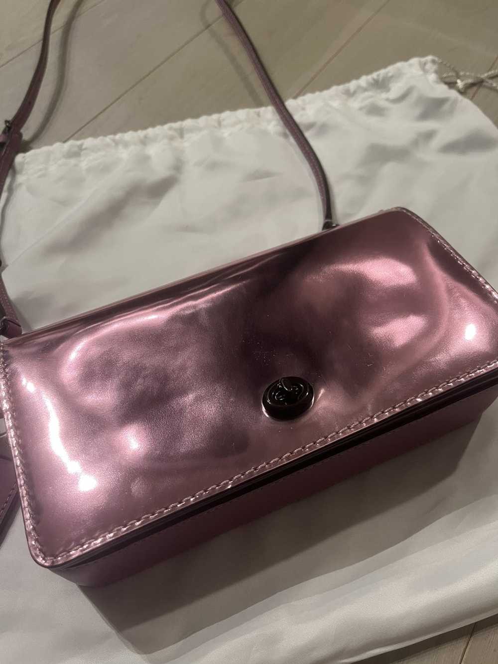 Coach Dinky bag in metallic pink - image 3