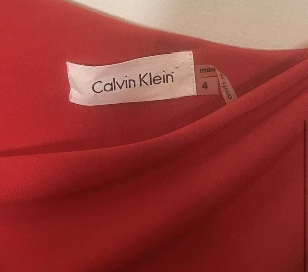 Calvin Klein Calvin Klein Red Maxi Dress - image 4