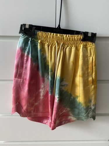 Just Don Satin Tie Dye Shorts - image 1