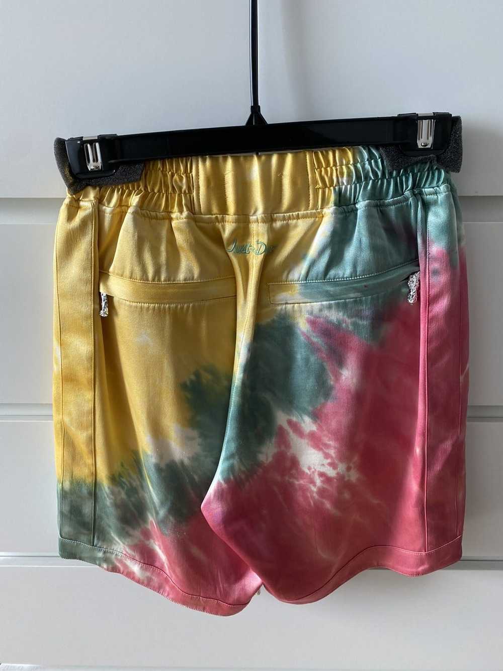 Just Don Satin Tie Dye Shorts - image 2