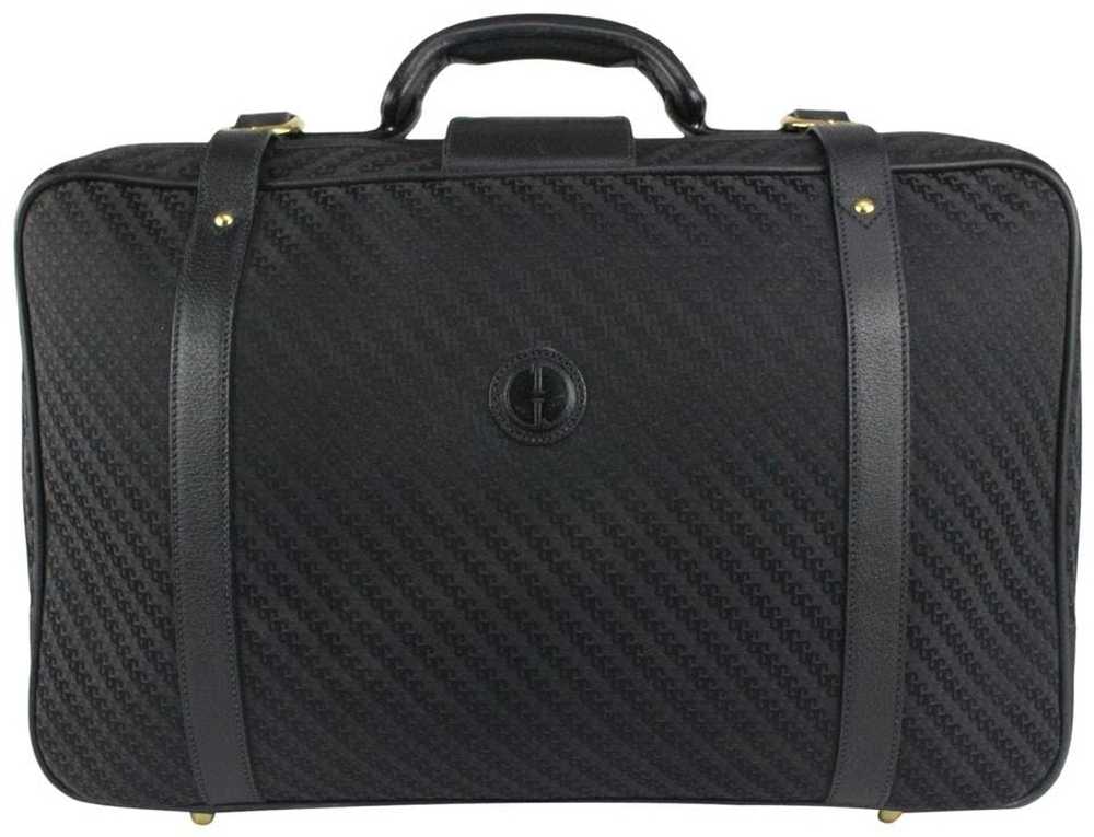 Gucci Gucci Large Black Monogram GG Suitcase Lugg… - image 12