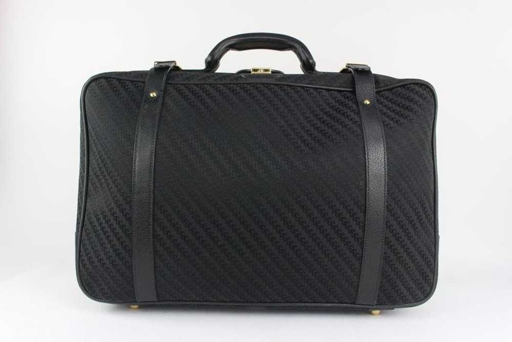 Gucci Gucci Large Black Monogram GG Suitcase Lugg… - image 7