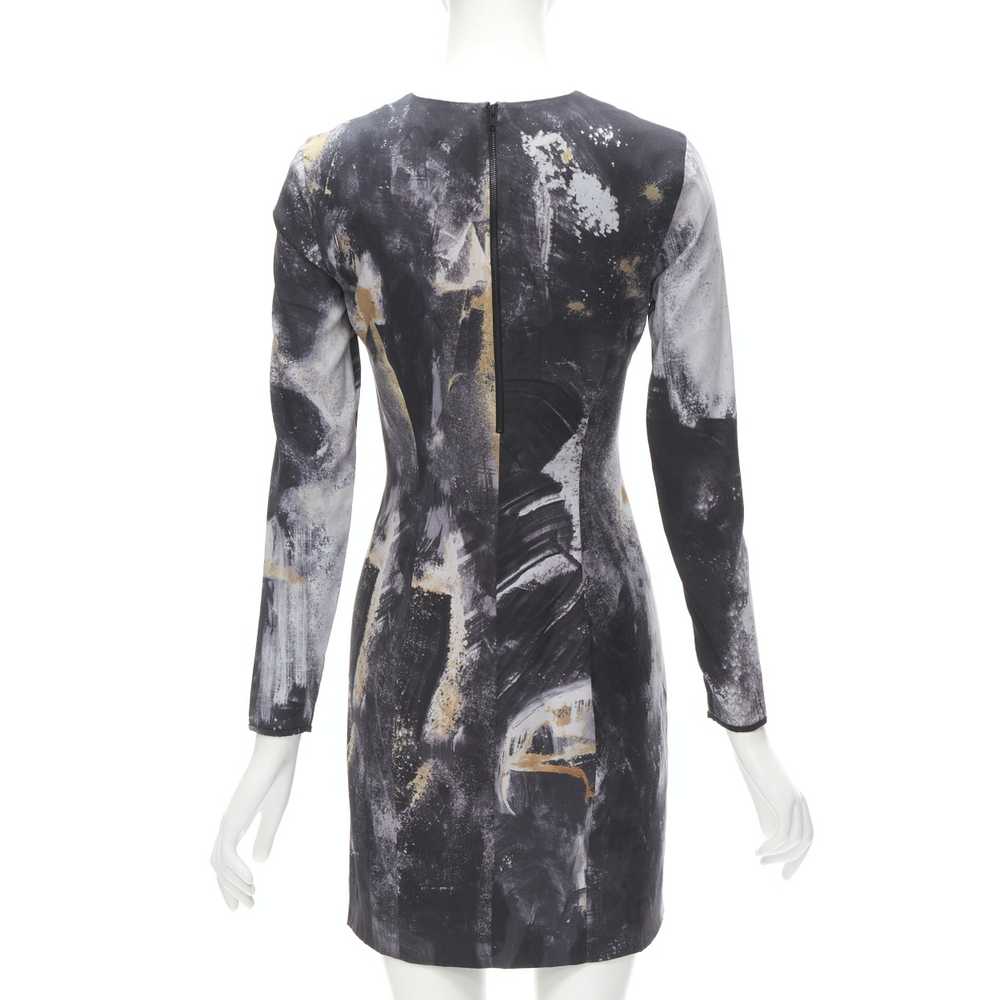 Helmut Lang HELMUT LANG abstract grey gold paint … - image 5