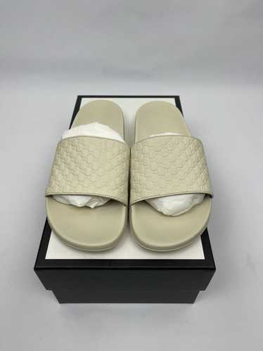 Gucci Gucci Microguccissima Soft Ivoire Sandals sl