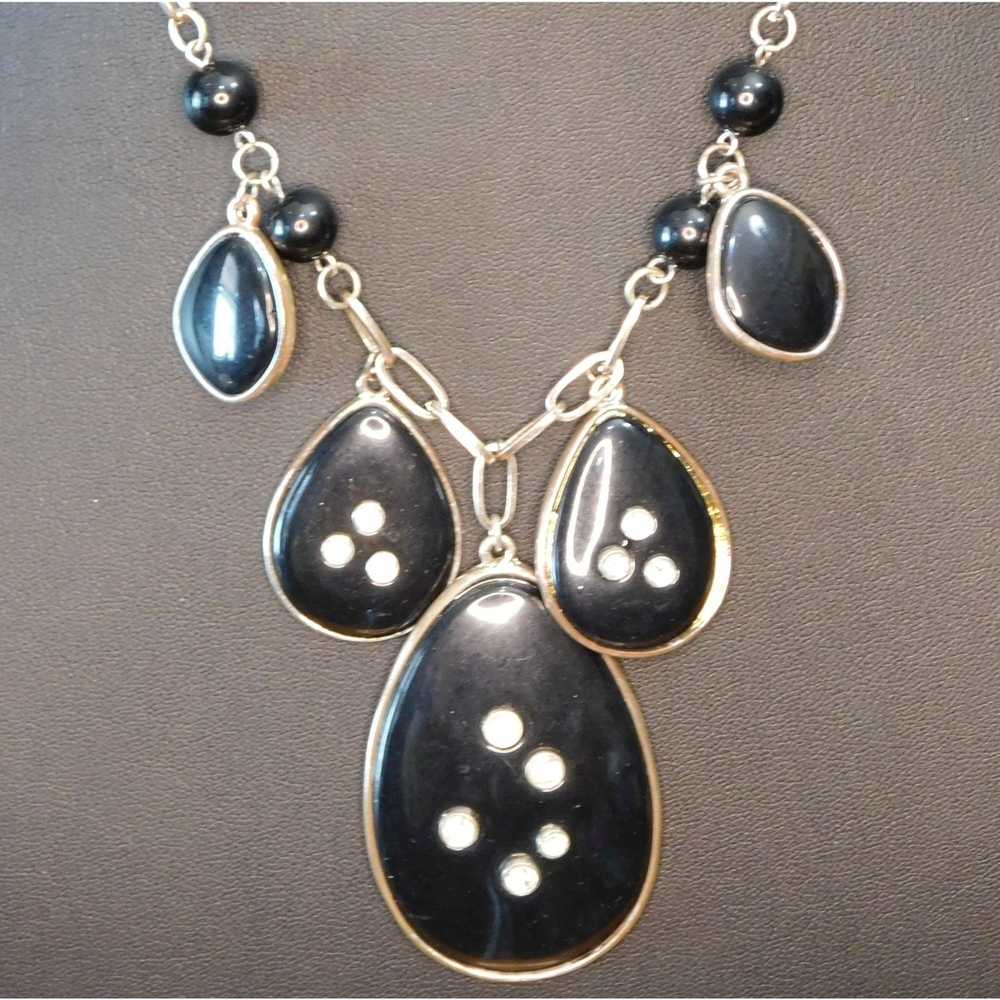 Other Gothic Teardrop Statement Necklace - image 3