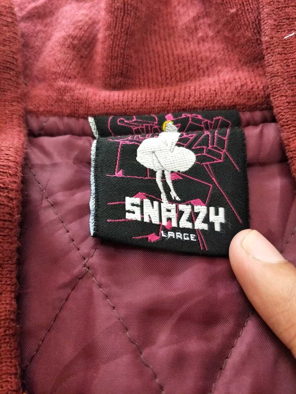 Japanese Brand Snazzy Varsity Wool Jacket - image 6
