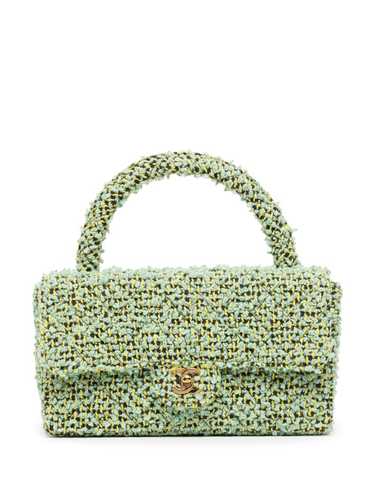 CHANEL Pre-Owned 1995 tweed Classic Flap handbag … - image 1