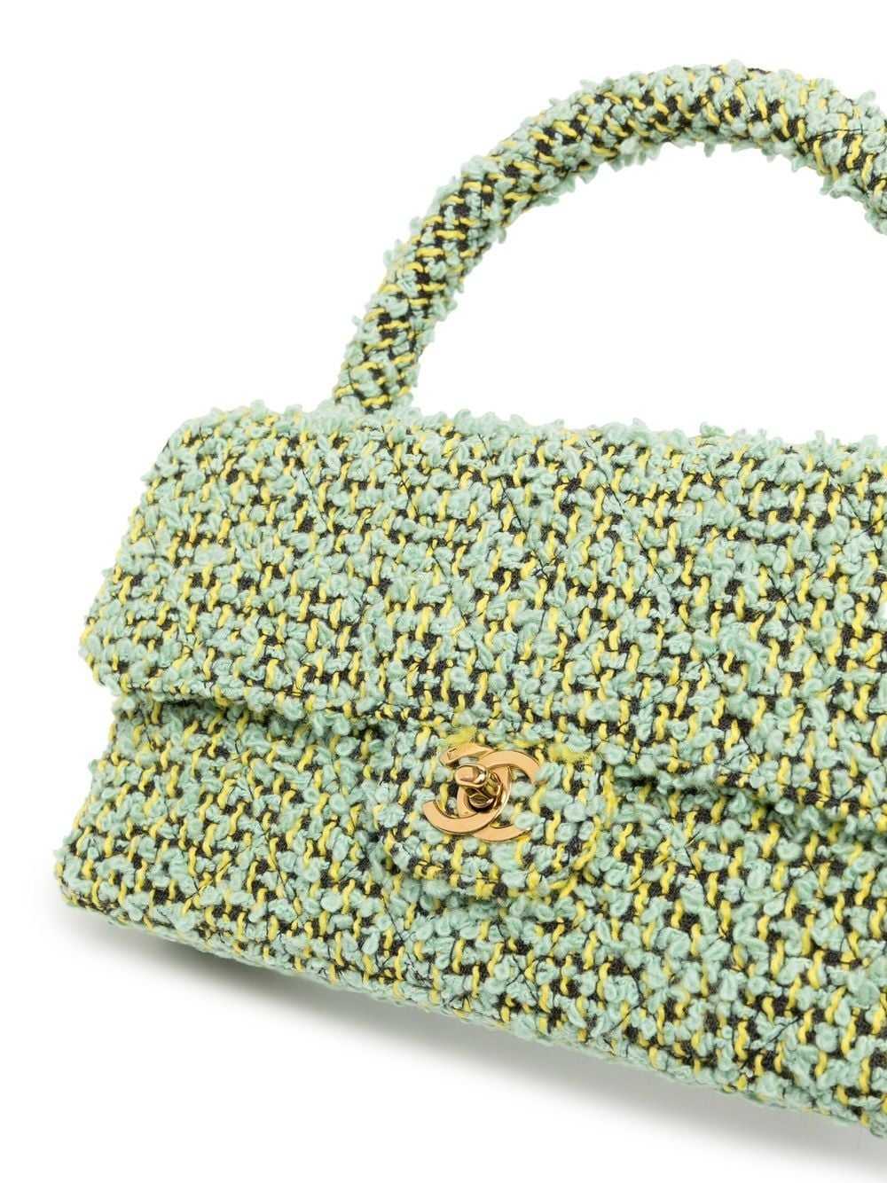 CHANEL Pre-Owned 1995 tweed Classic Flap handbag … - image 4