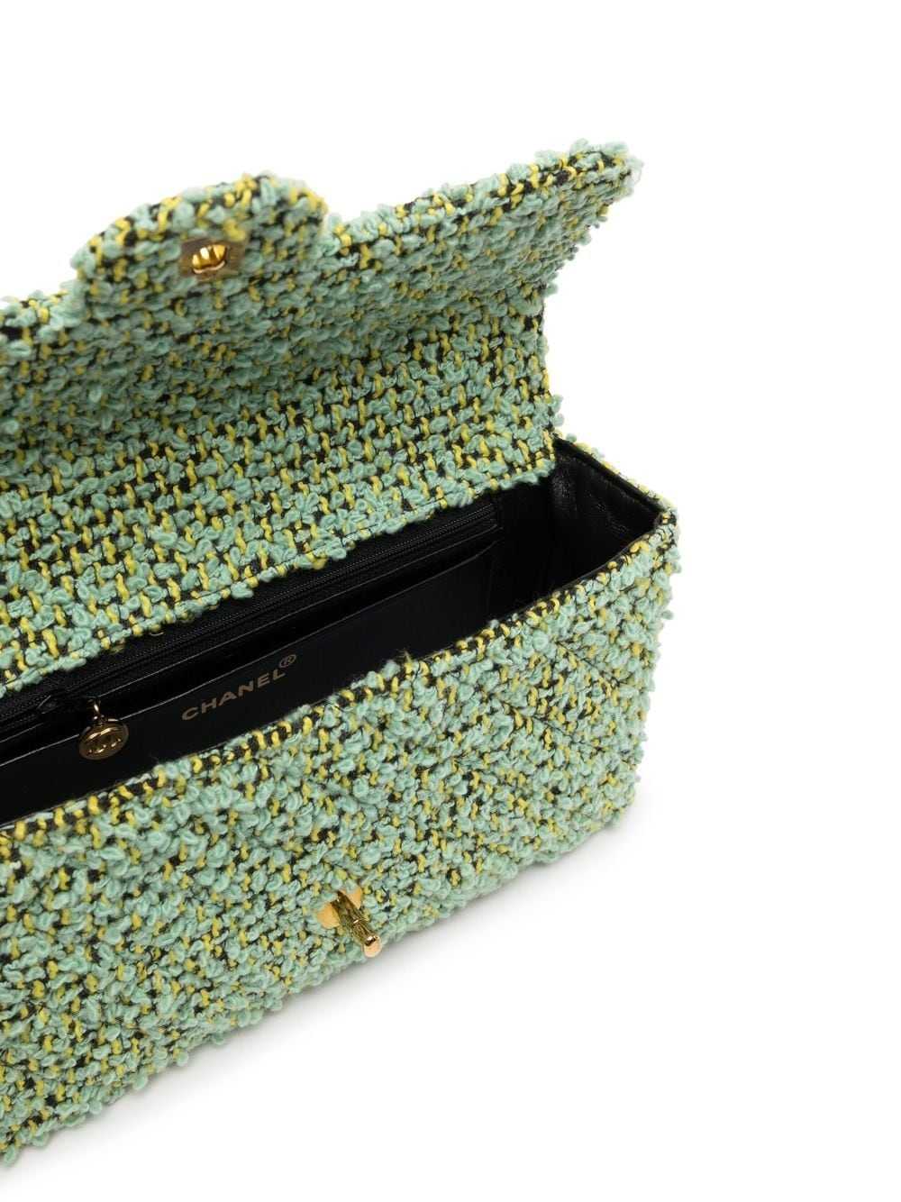 CHANEL Pre-Owned 1995 tweed Classic Flap handbag … - image 5