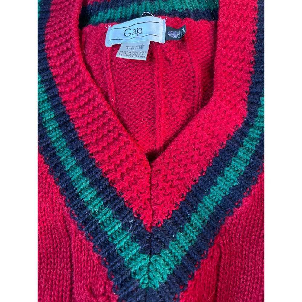 Gap Authentic True Vintage GAP 100% Wool Shetland… - image 6
