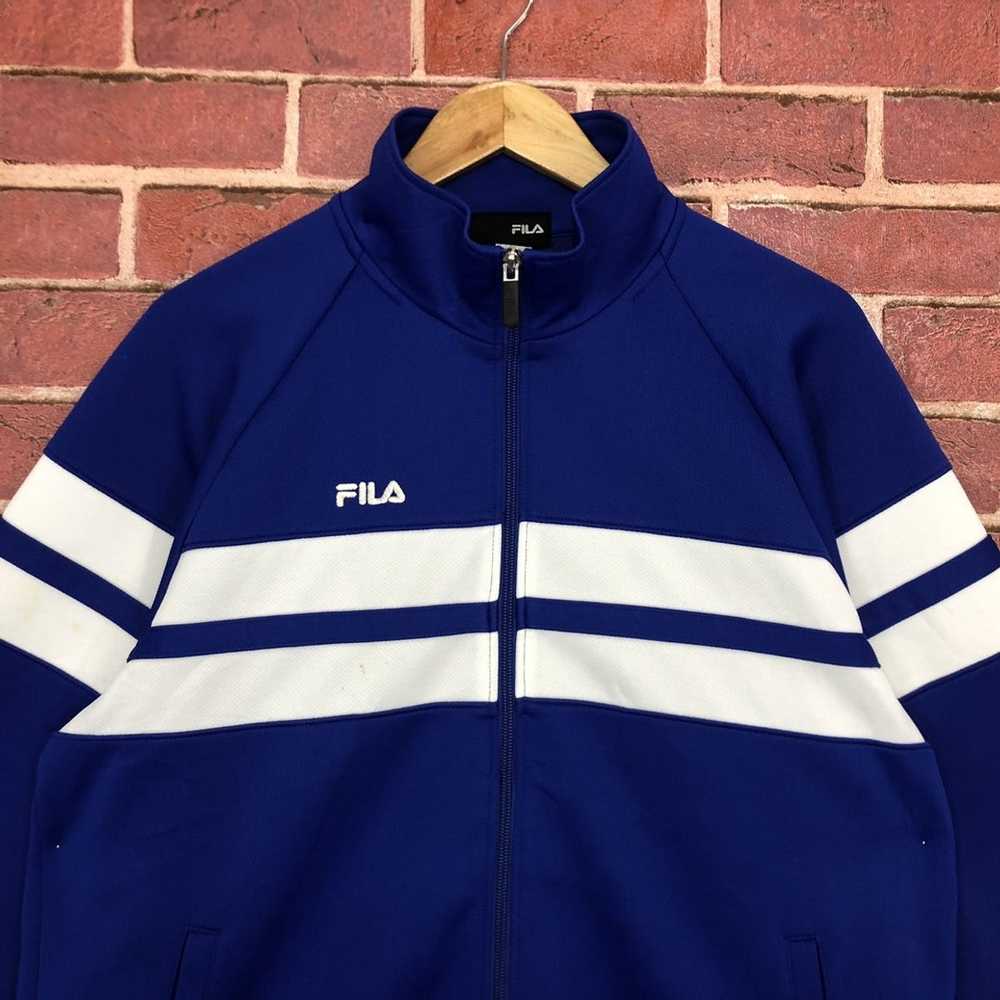 Fila × Vintage Vintage Fila Sweater Jacket Zipper… - image 5