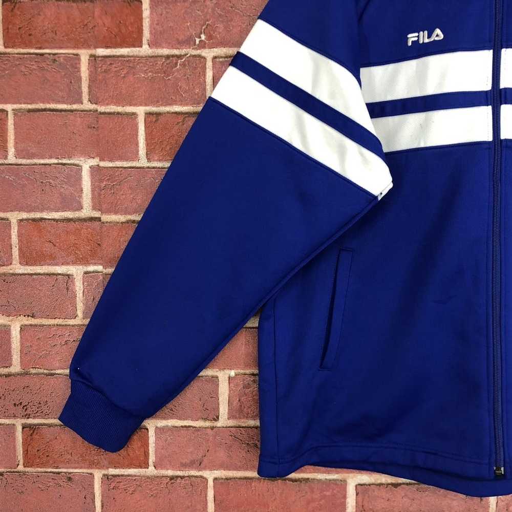 Fila × Vintage Vintage Fila Sweater Jacket Zipper… - image 7