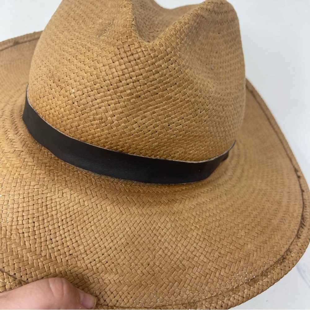 Other Janessa Leone packable straw hat sz L - image 5